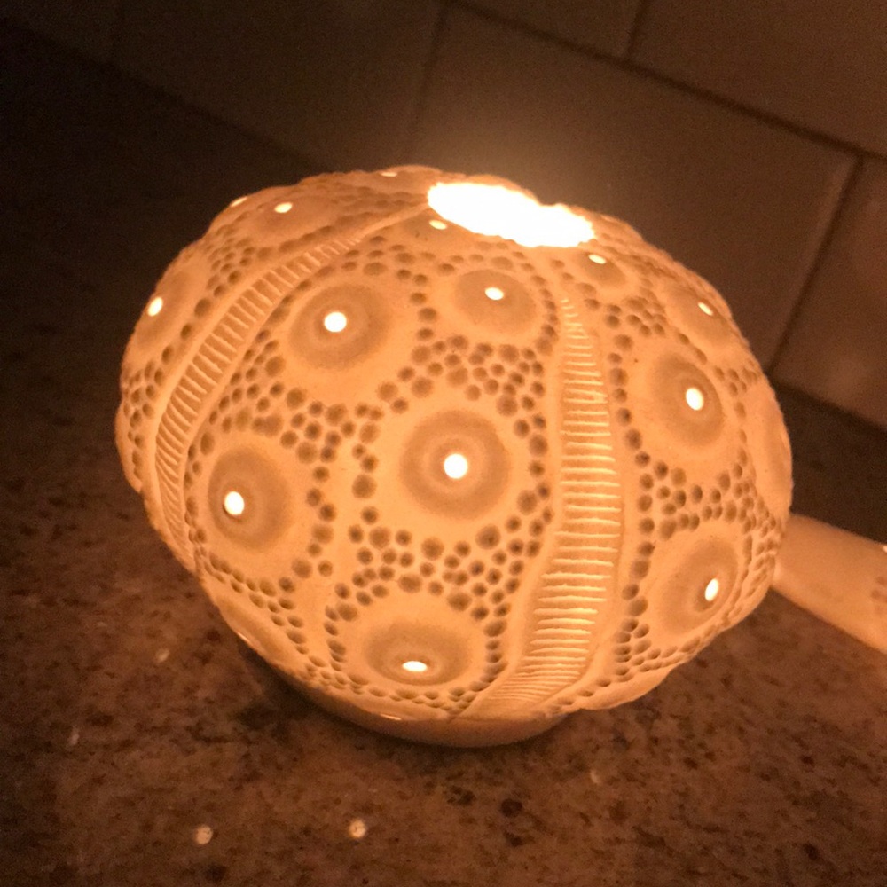 Beautiful ceramic nautical votives from Anthropologie